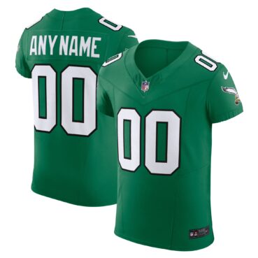 Philadelphia Eagles 2nd Alternate Vapor F.U.S.E. Elite Custom Jersey - Kelly Green