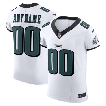 Philadelphia Eagles Vapor F.U.S.E. Elite Custom Jersey - White