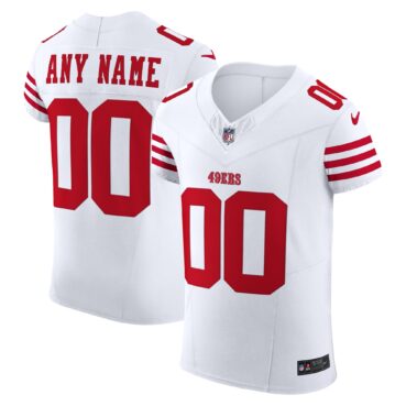 San Francisco 49ers Vapor F.U.S.E. Elite Custom Jersey - White